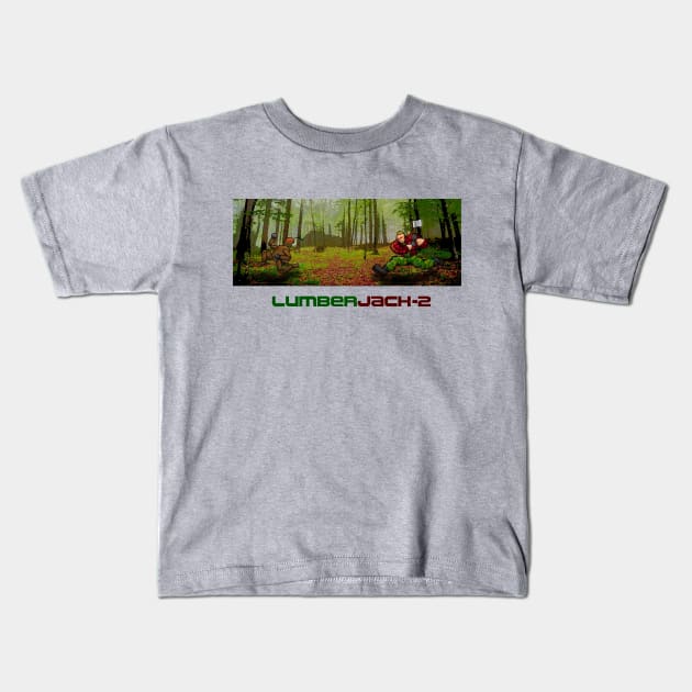 LumberJack-2 Kids T-Shirt by floreakalapa